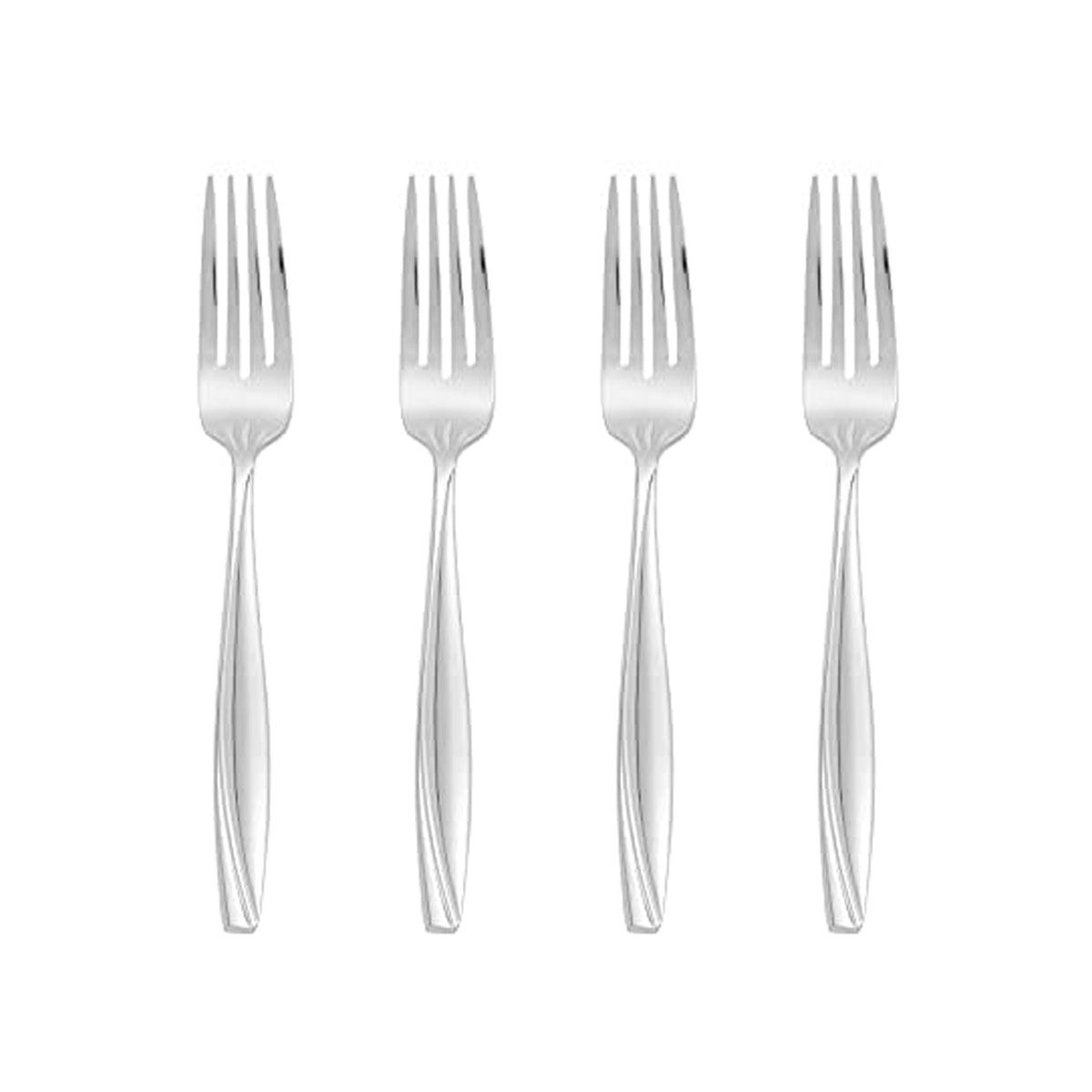 Oneida Camlynn Mirror 45 Piece Casual Flatware Set, 18/0 Stainless, Service for 8,Silver