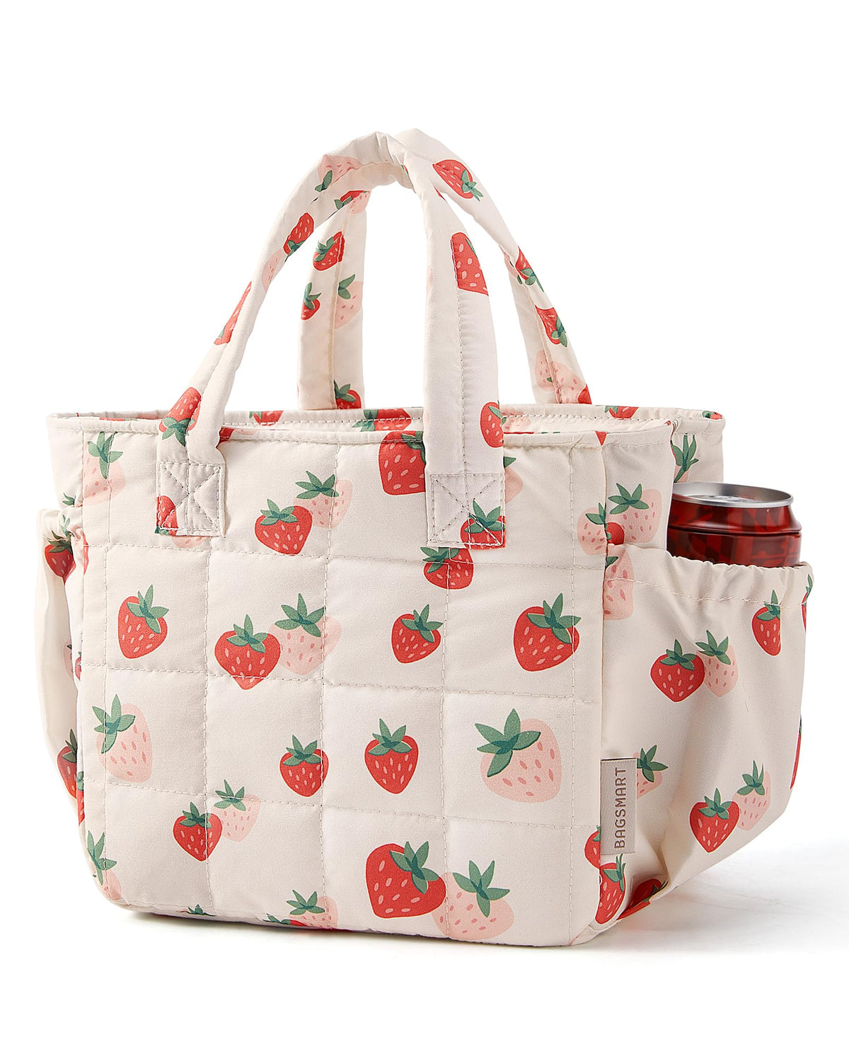 BAGSMART Lunch Bag Women Small Cute Quilted Insulated Leakproof Lightweight
