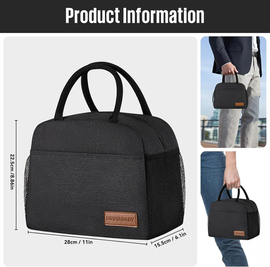 douyadady Lunch Bag&Box Women/Men Insulated&Reusable