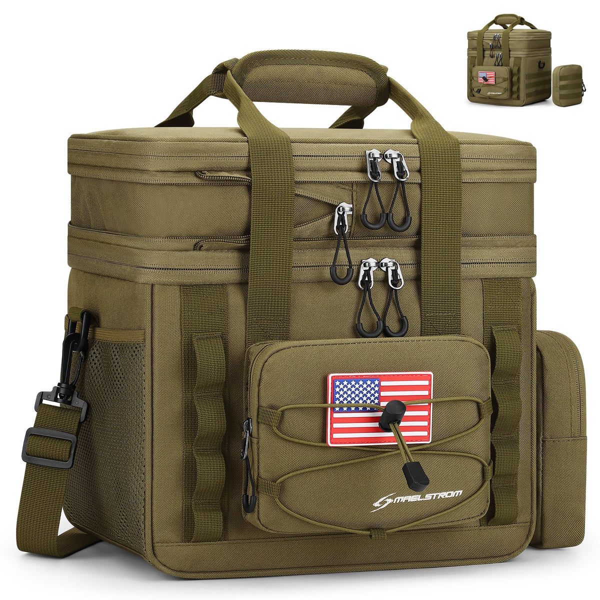 Maelstrom Tactical Lunch Box for Men, Cooler Bag with Detachable MOLLE Bag