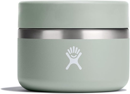 Hydro Flask Food Jar – Insulated Stainless Steel, Snack Travel Container for Hot Food, Lunch, & Soup 12 Oz Agave Green