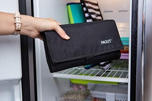 PackIt Freezable Lunch Bag, Black