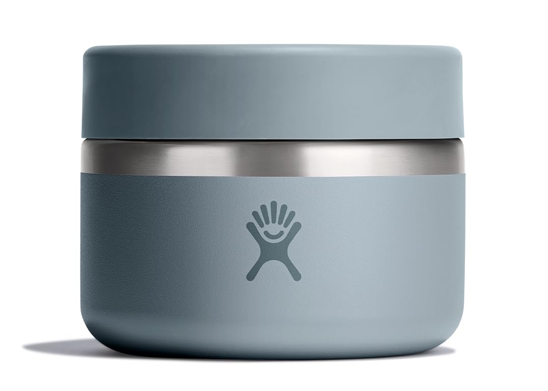 Hydro Flask Food Jar – Insulated Stainless Steel, Snack Travel Container for Hot Food, Lunch, & Soup 12 Oz Agave Green