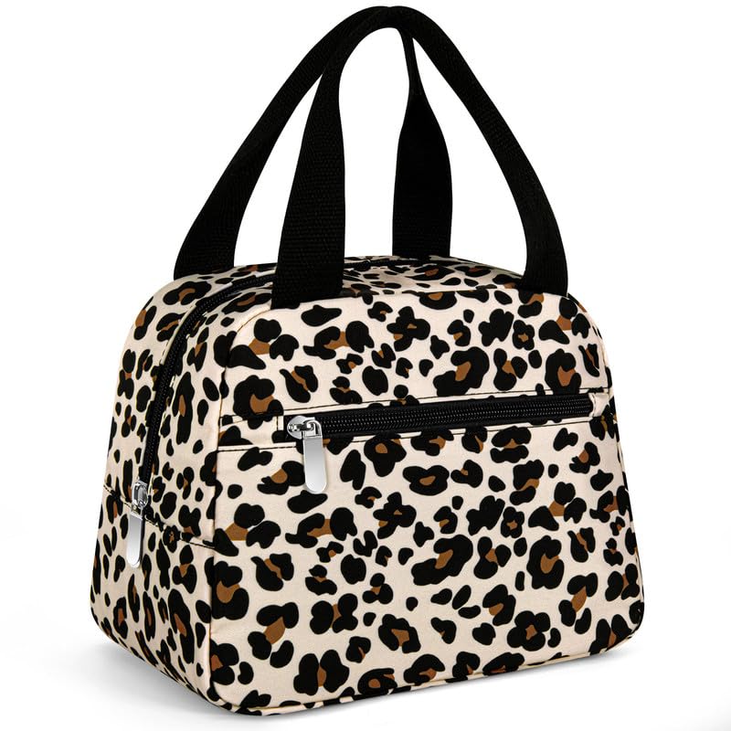 Lunch Bag for Women Men, Corduroy Small Insulated Lunch Box