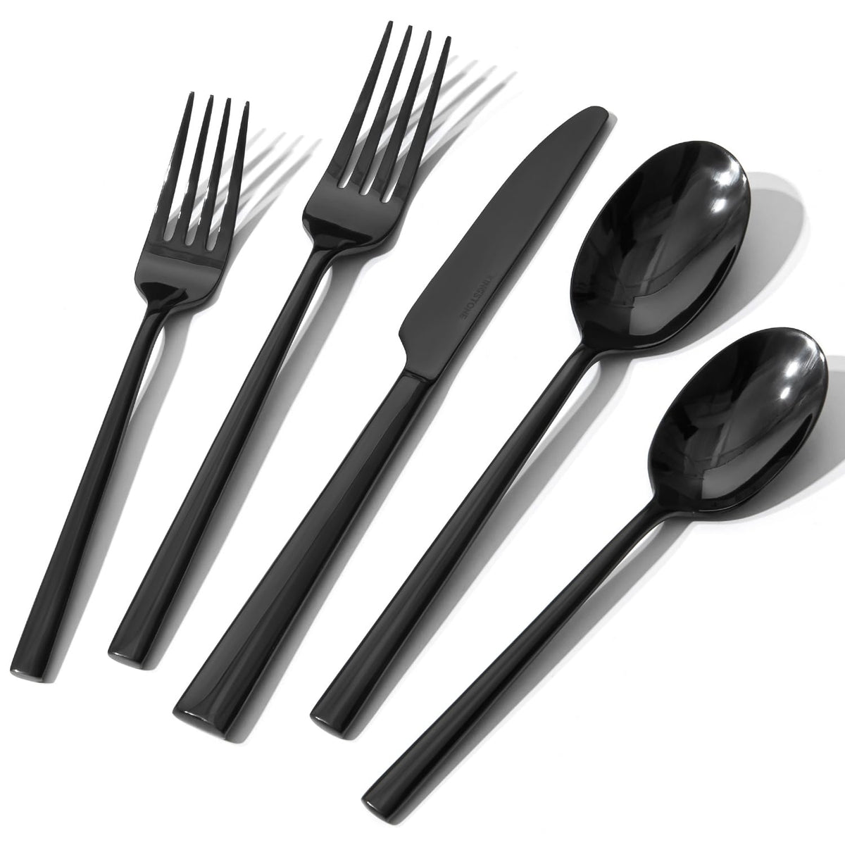 Silverware Set for 4, 20-Piece 18/0 Stainless Steel Flatware Cutlery Set