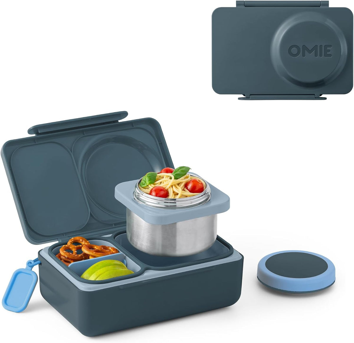 Omie OmieBox UP Kids Insulated Bento Box, Graphite