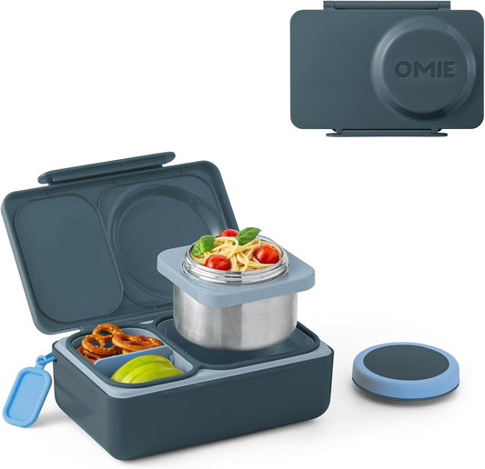 Omie OmieBox UP Kids Insulated Bento Box, Graphite