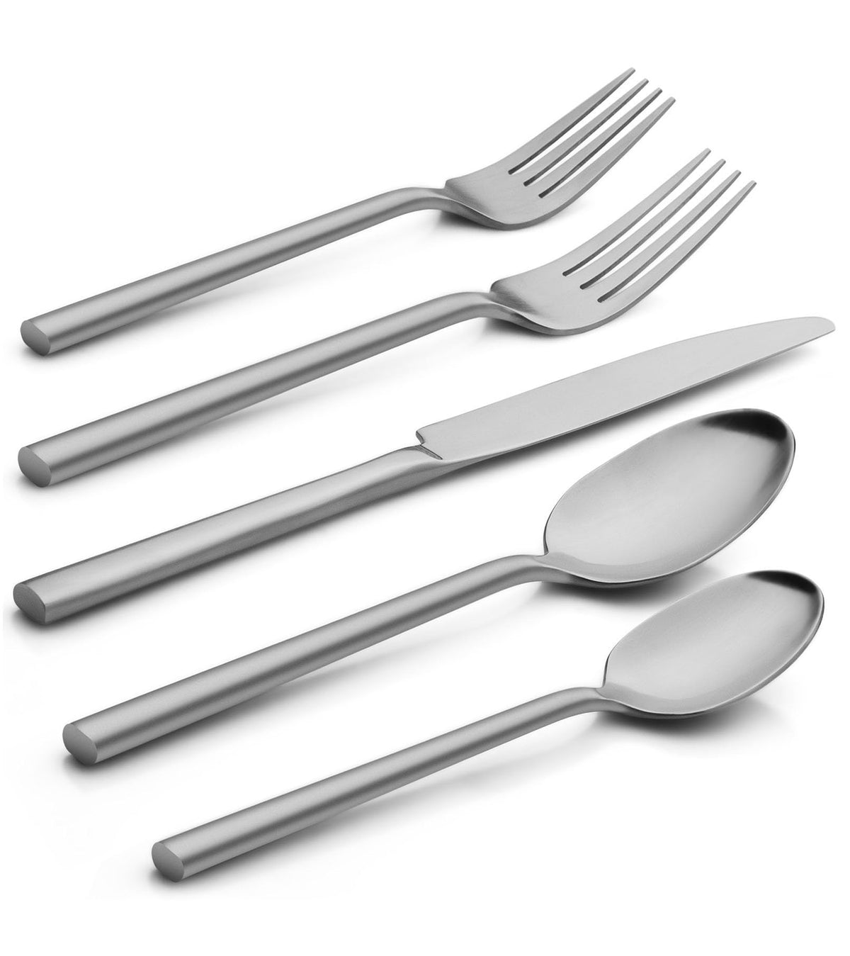 Alata Potter Champagne Gold 20-Piece Forged Silverware Set, Service for 4, Stainless Steel Flatware Set, Modern Design with Mirror Finish, Ideal for Home, Kitchen, Party, Camping
