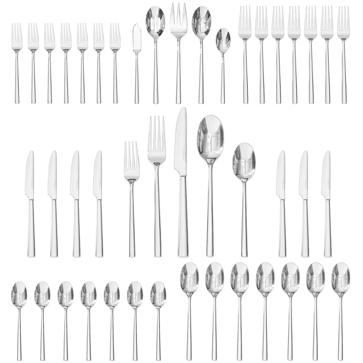 Silverware Set for 4, 20-Piece 18/0 Stainless Steel Flatware Cutlery Set