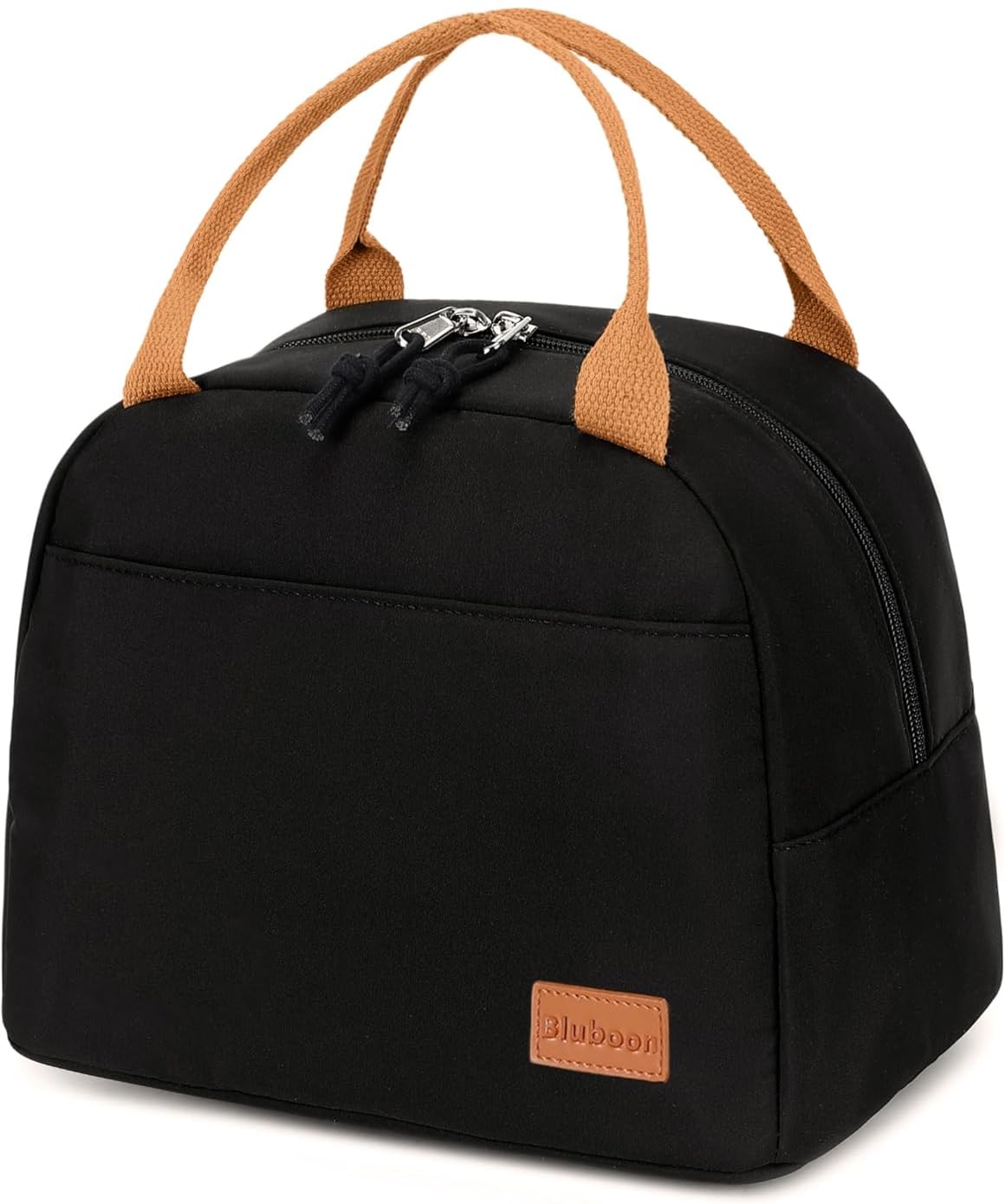 Bluboon Lunch Box for Women Cute Lunch Bag Reusable Insulated Lunch Bags Large Capacity Lunchbox Cooler for Work Picnic or Travel Gifts (A Sage Green White Stripes, 10 x 7.5 x 8 inches)