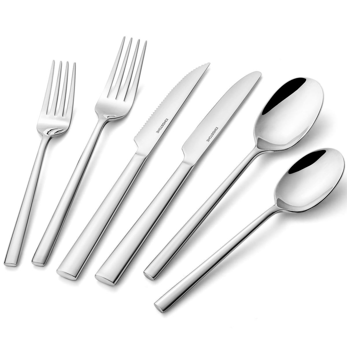 Silverware Set for 4, 20-Piece 18/0 Stainless Steel Flatware Cutlery Set