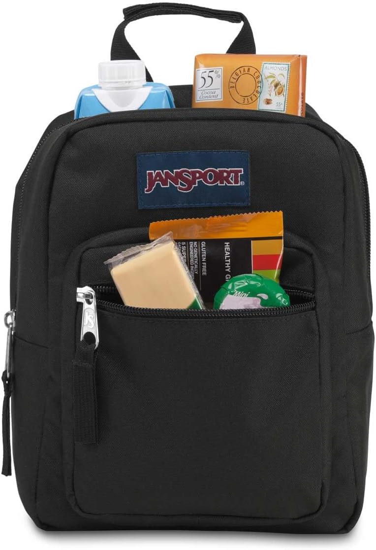 JanSport Big Break Insulated Lunch Bag - Small Soft-Sided Cooler Ideal for Class, Work, or Meal Prep, Black