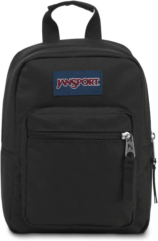 JanSport Big Break Insulated Lunch Bag - Small Soft-Sided Cooler Ideal for Class, Work, or Meal Prep, Black