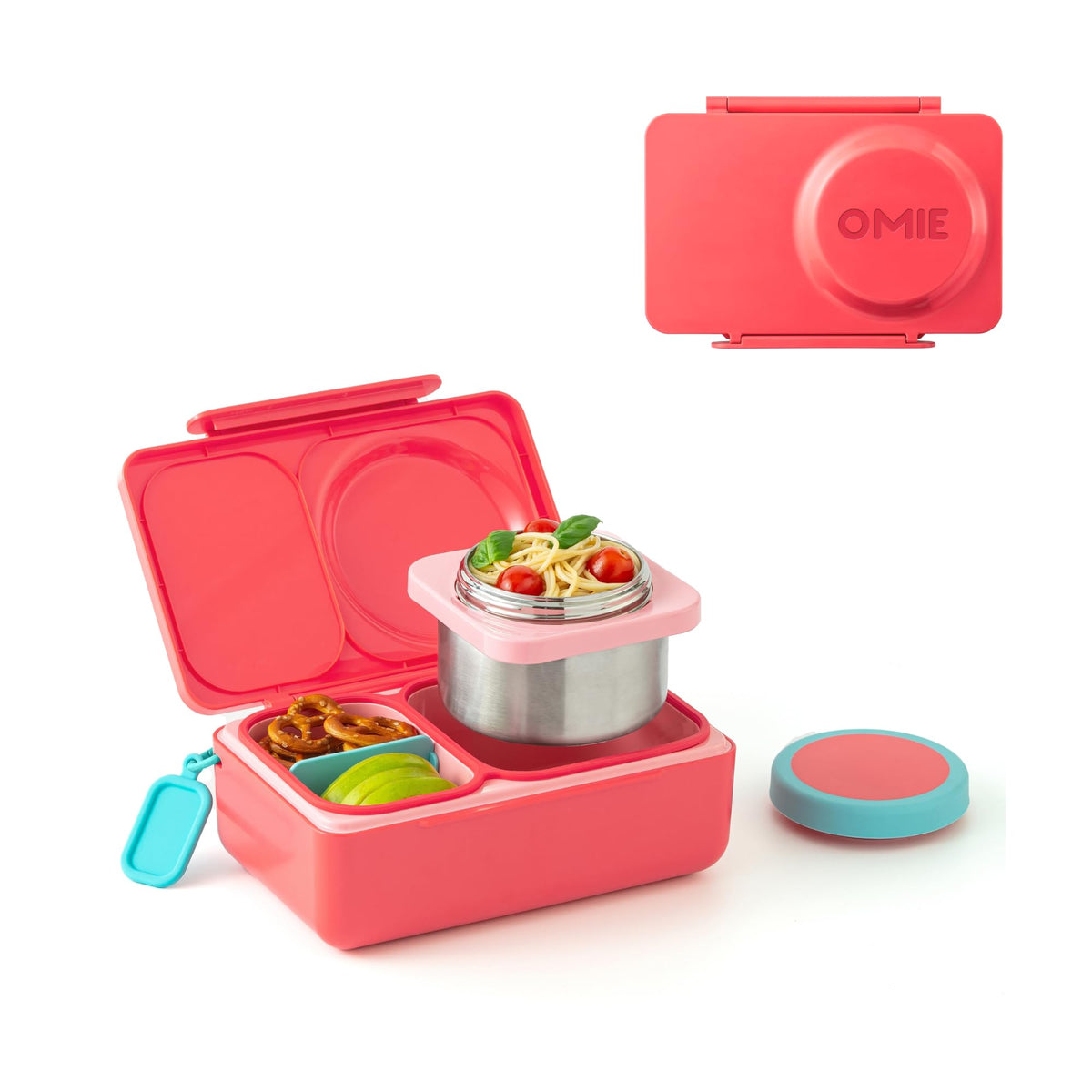 Omie OmieBox UP Kids Insulated Bento Box, Graphite