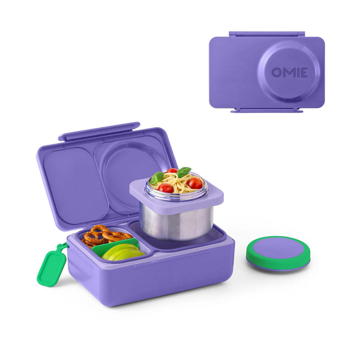 Omie OmieBox UP Kids Insulated Bento Box, Graphite