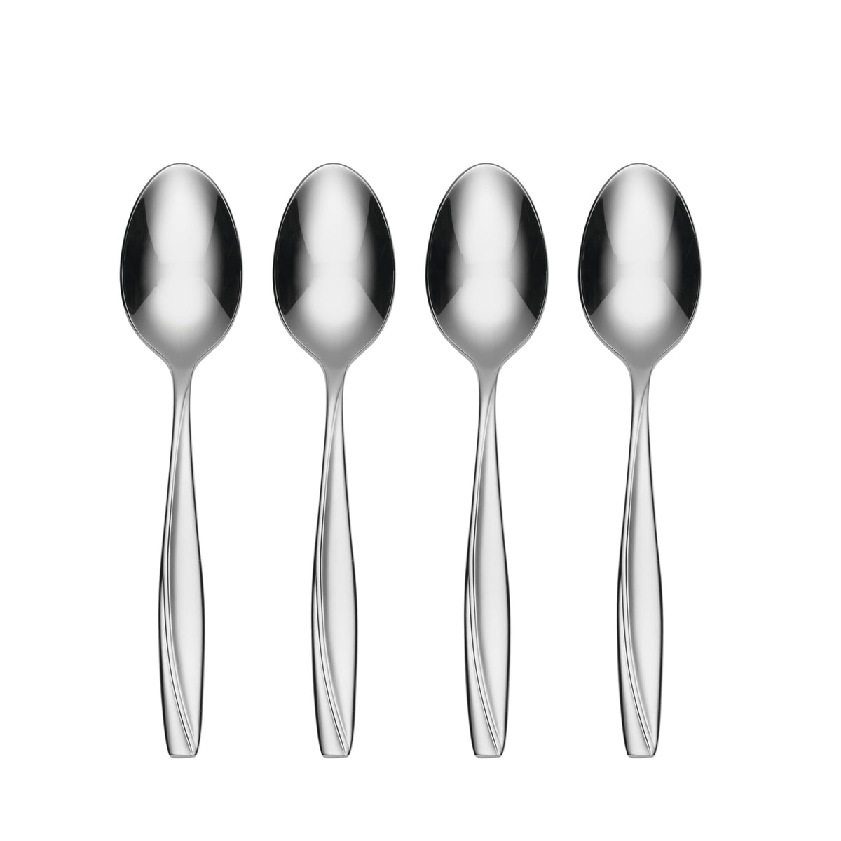 Oneida Camlynn Mirror 45 Piece Casual Flatware Set, 18/0 Stainless, Service for 8,Silver