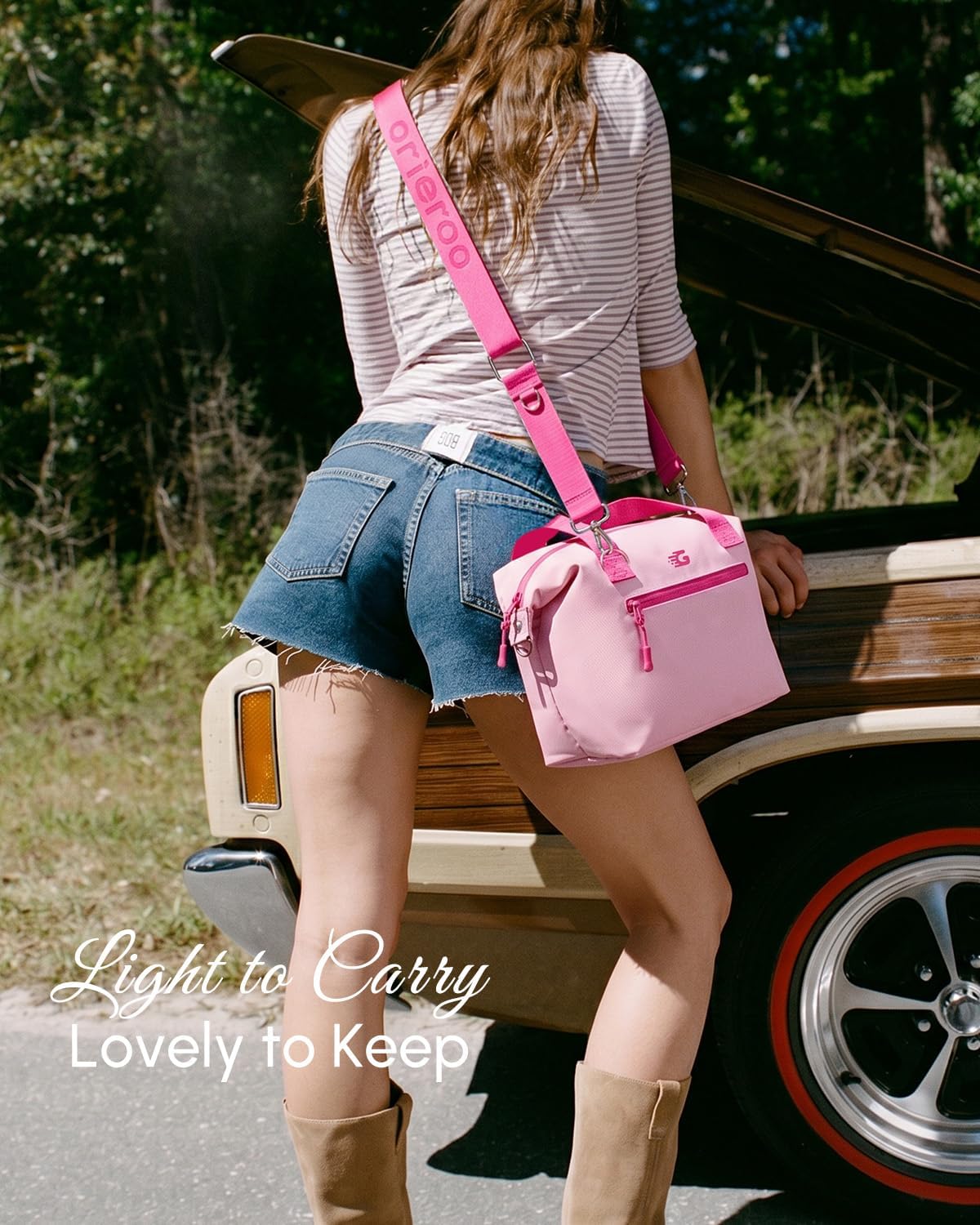 GLORIEROO Pastel Lunch Box Bag Women - Soft Cooler