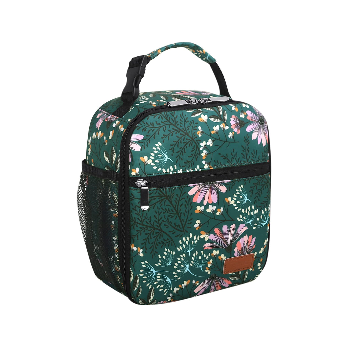 Femuar Lunch bag for Men Women Adults Small for Office Work Picnic - Reusable Portable Lunchbag, Black