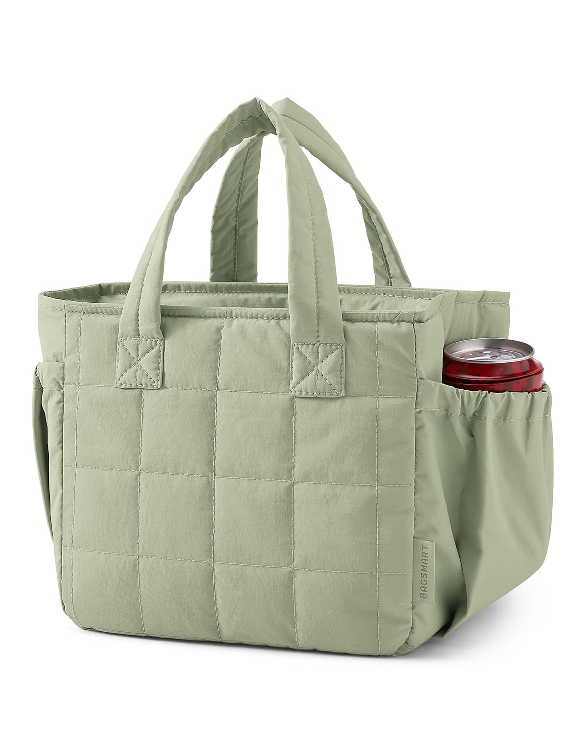 BAGSMART Lunch Bag Women Small Cute Quilted Insulated Leakproof Lightweight