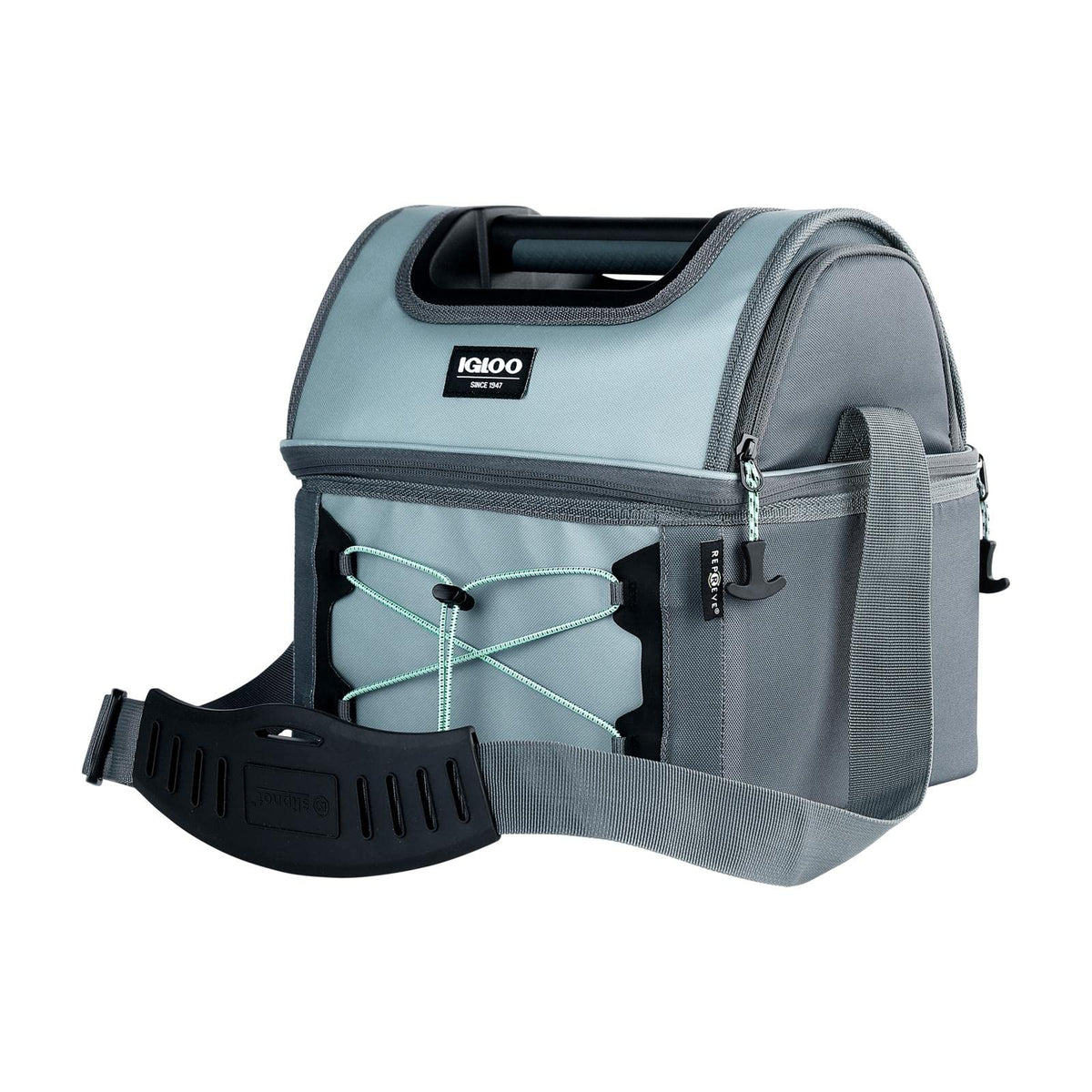 Igloo Gripper Soft Sided Cooler Bag | Insulated Dual Compartment Lunch Cooler