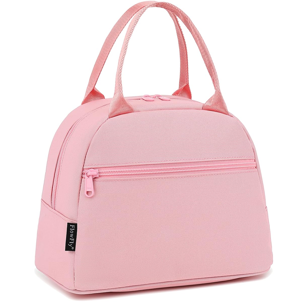 FlowFly Insulated Lunch Cooler Bag - Tote Bag Organizer for Women/Men, Black