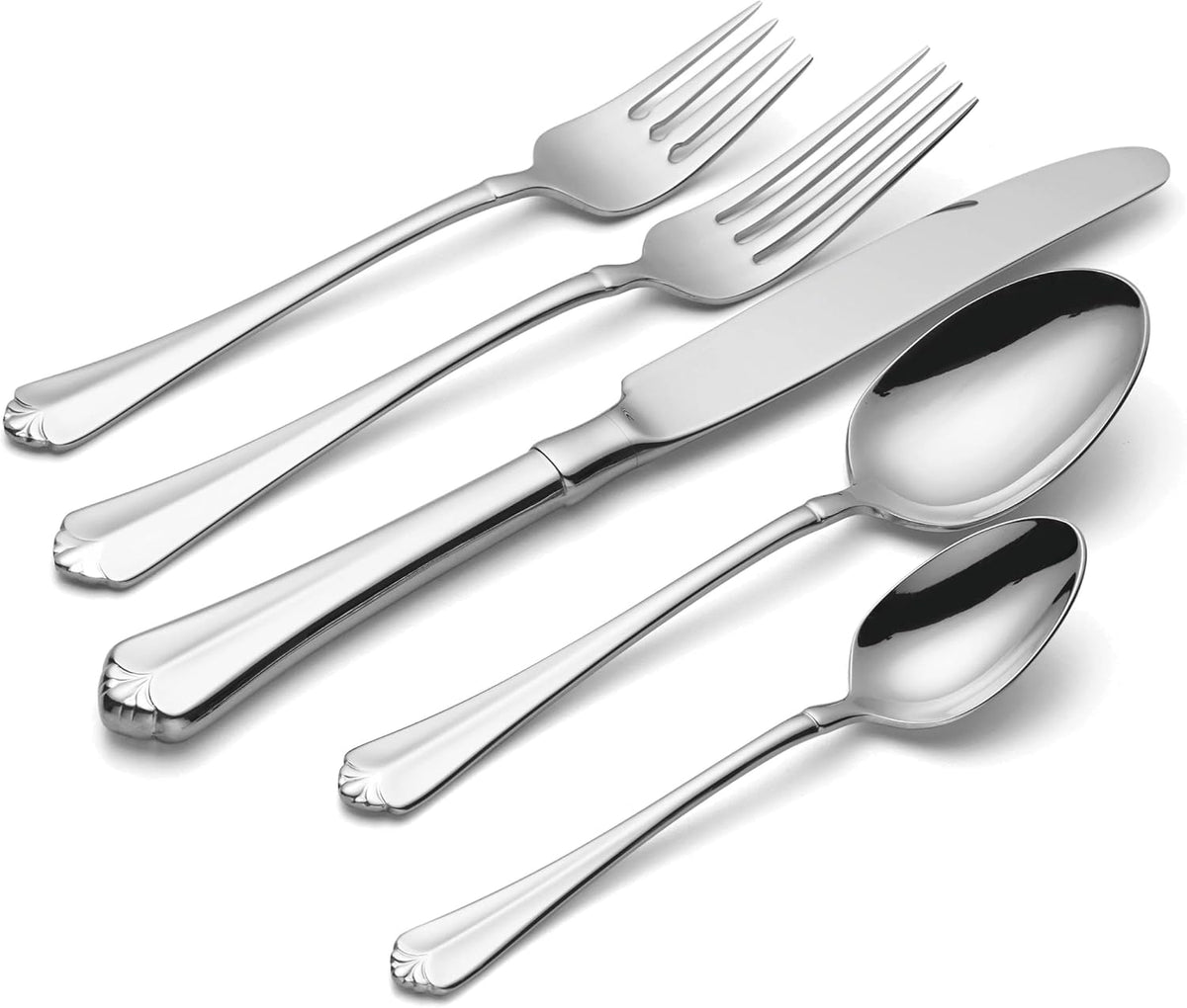 Oneida Juilliard 45-Piece 18/10 Silverware Set for 8, Flatware
