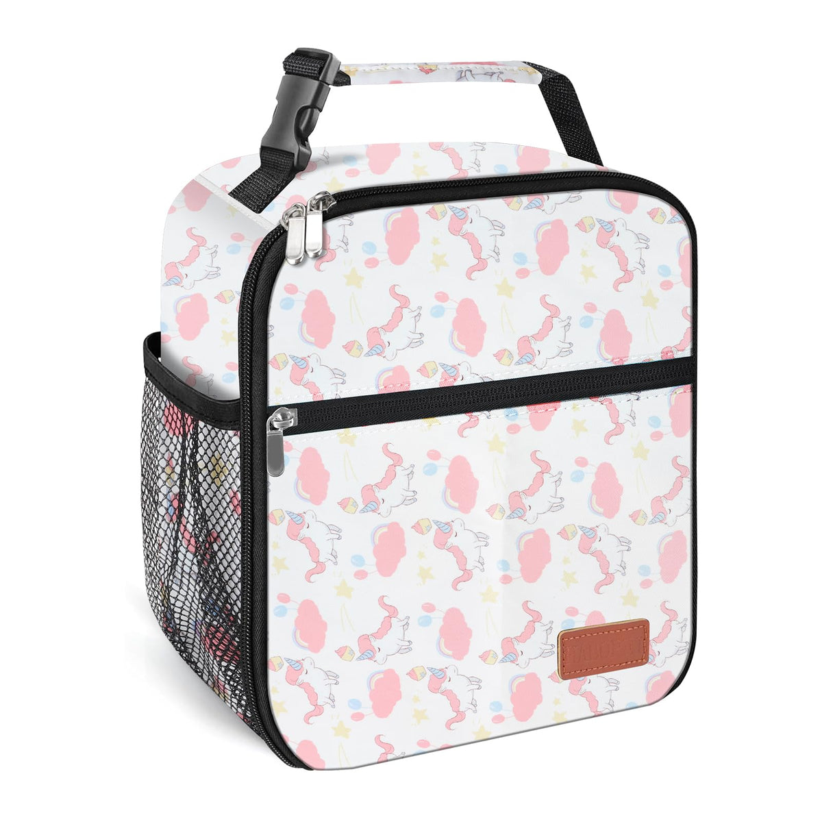 Lunch Box for Men & Women Durable Lunch Bag for Work & Adults Reusable Insulated Small Lunchbox Black
