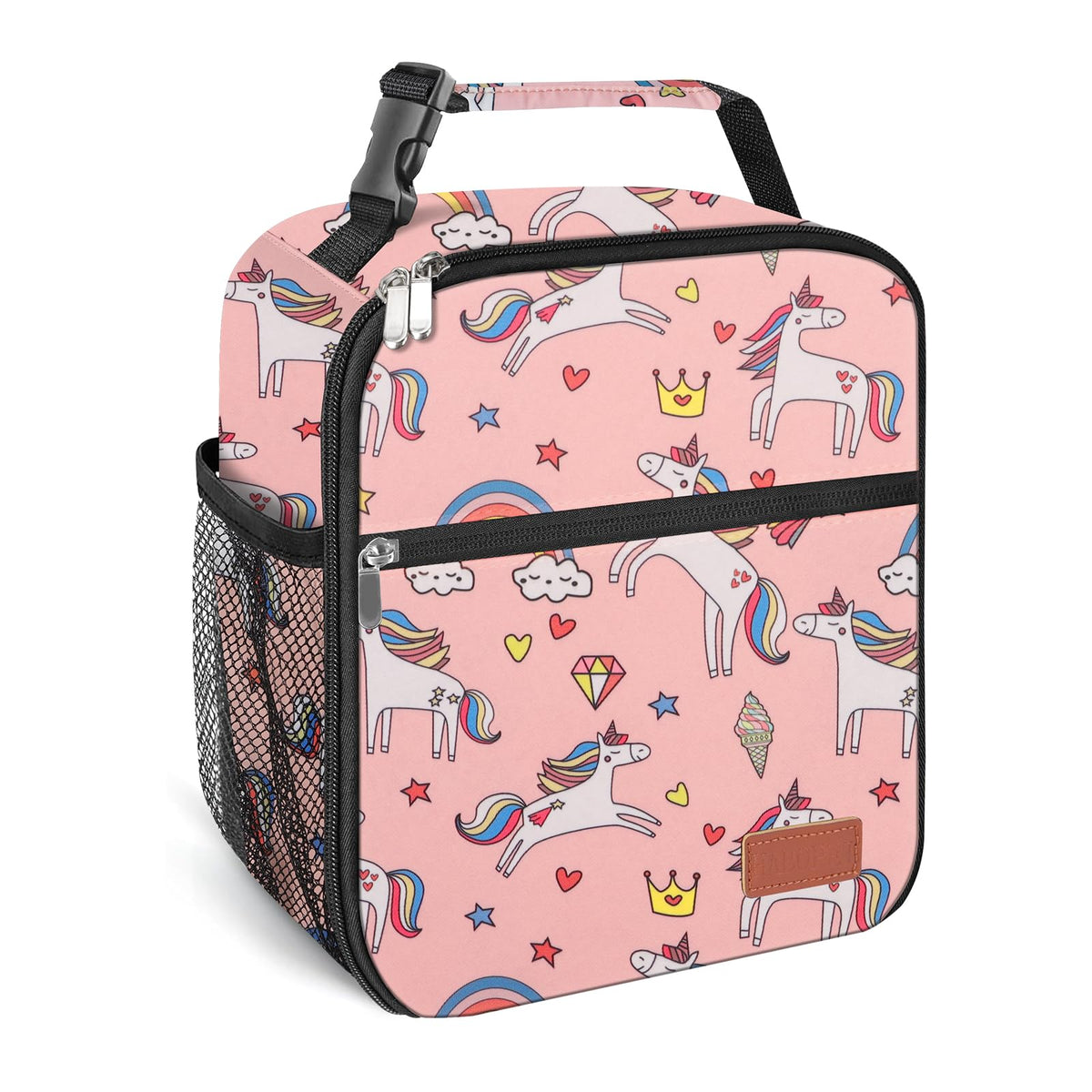 Lunch Box for Men & Women Durable Lunch Bag for Work & Adults Reusable Insulated Small Lunchbox Black