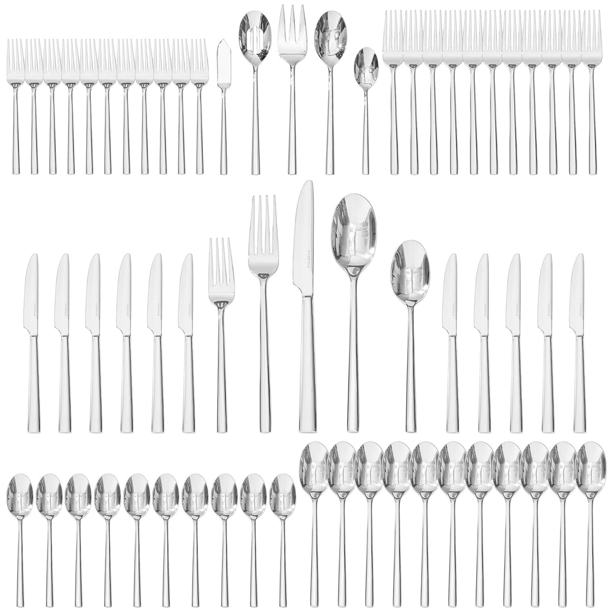 Silverware Set for 4, 20-Piece 18/0 Stainless Steel Flatware Cutlery Set