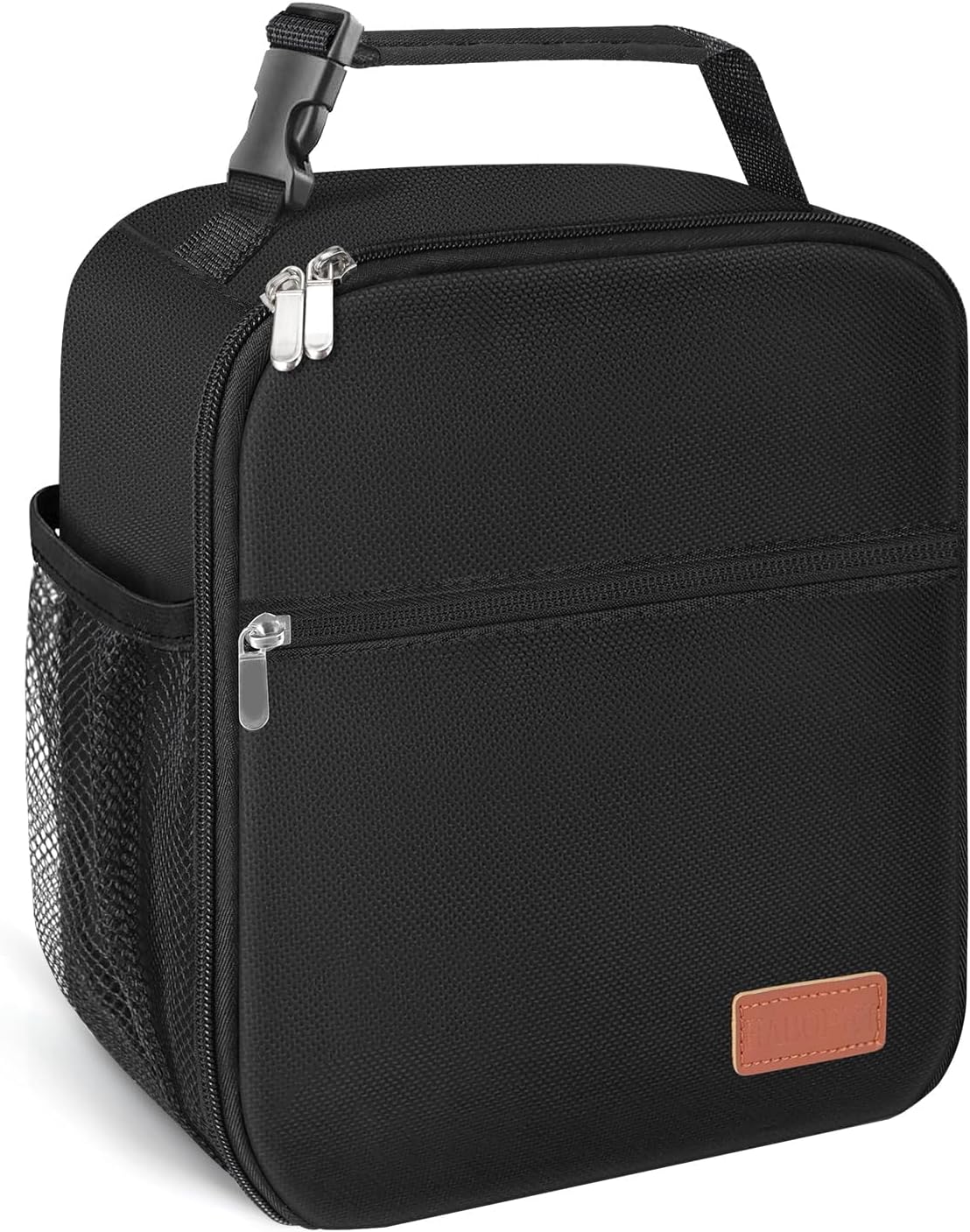 Lunch Box for Men & Women Durable Lunch Bag for Work & Adults Reusable Insulated Small Lunchbox Black