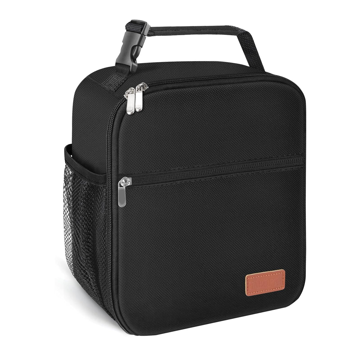Lunch Box for Men & Women Durable Lunch Bag for Work & Adults Reusable Insulated Small Lunchbox Black