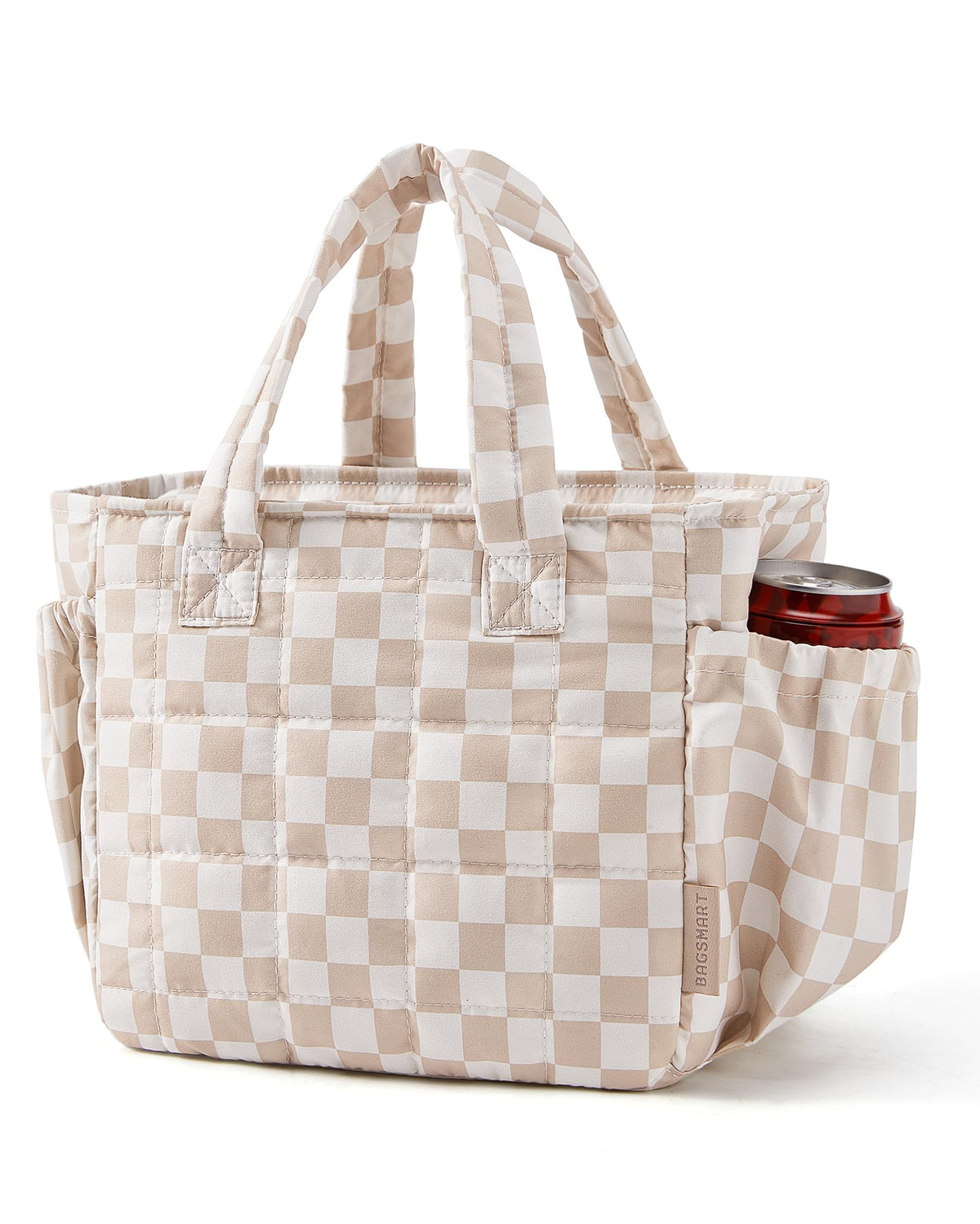 BAGSMART Lunch Bag Women Small Cute Quilted Insulated Leakproof Lightweight