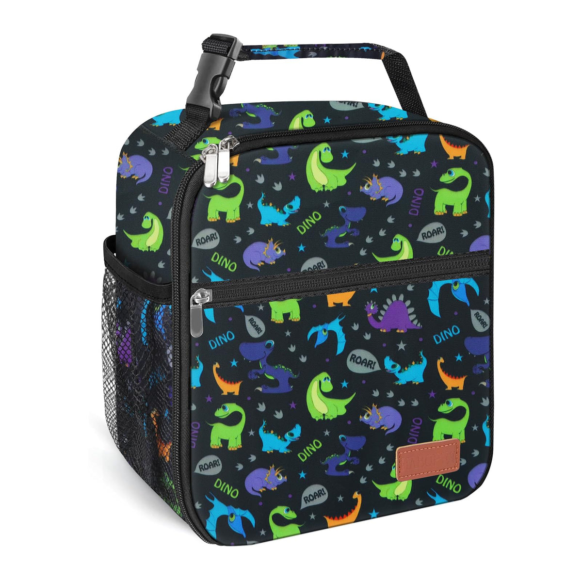 Lunch Box for Men & Women Durable Lunch Bag for Work & Adults Reusable Insulated Small Lunchbox Black