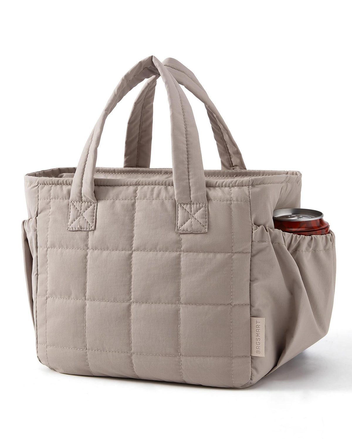 BAGSMART Lunch Bag Women Small Cute Quilted Insulated Leakproof Lightweight