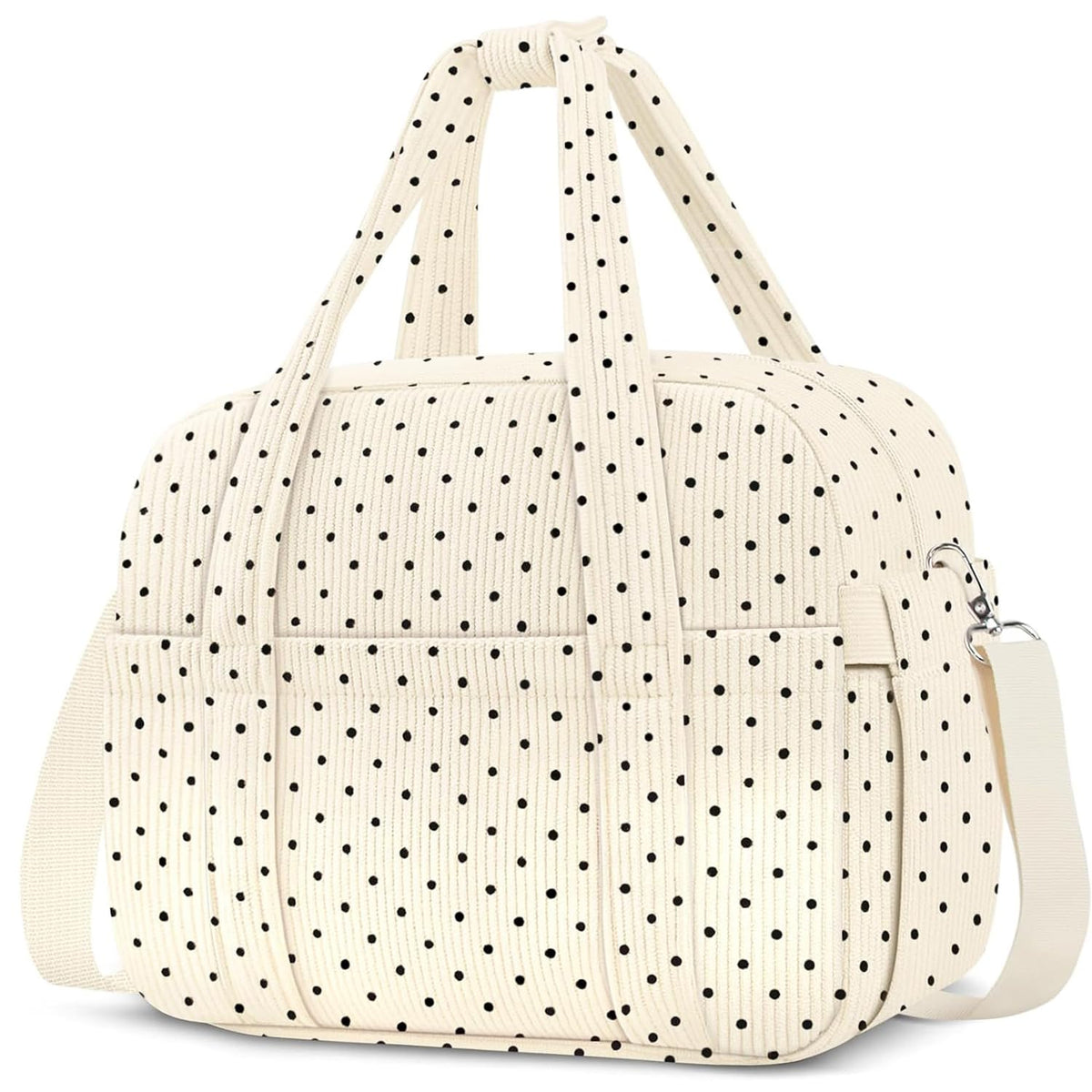KUBYA Lunch Box for Women, Cute Strawberry Corduroy Insulated Lunch Bag Women Reusable Work Leakproof Simple Adults Large Lunch Boxes Tote Bag Men Cooler Bag