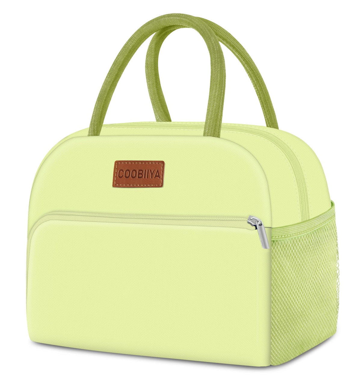 Coobiiya Lunch Bag Lunch Box for Women Men, Reusable Cute Corduroy Lunchbag - Leakproof, Insulated LunchBox Tote with Large Capacity, Dot