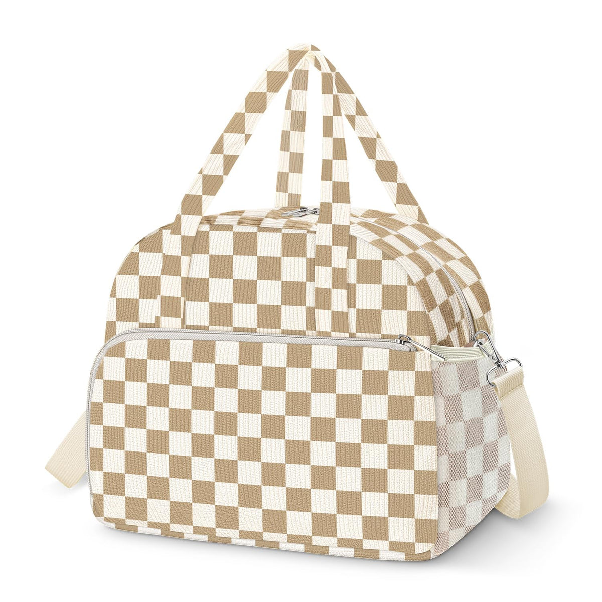 Coobiiya Lunch Bag Lunch Box for Women Men, Reusable Cute Corduroy Lunchbag - Leakproof, Insulated LunchBox Tote with Large Capacity, Dot