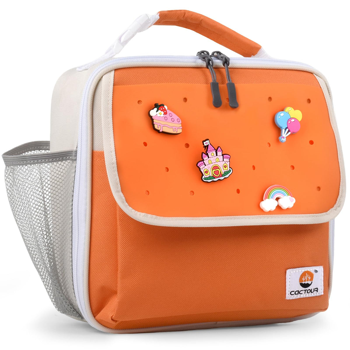 CaCTOUR Lunch Box Kids,Premium Insulated Lunchbox for Girls Boys,Soft Mini Cooler Bag Back to School Thermal Reusable Lunch Bag for Work School Picnic (Blue)