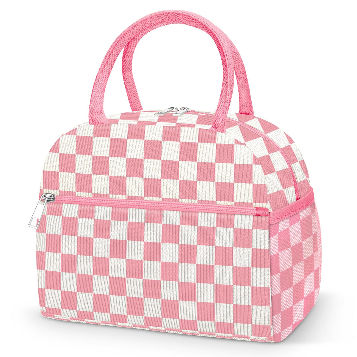 Coobiiya Lunch Box Lunch Bag for Women Men,Reusable Cute Lunch Pail bag,Leakproof,Insulated LunchBox Tote Compact 10L, Cooler Lunch Container for Work Travel Office (Black)