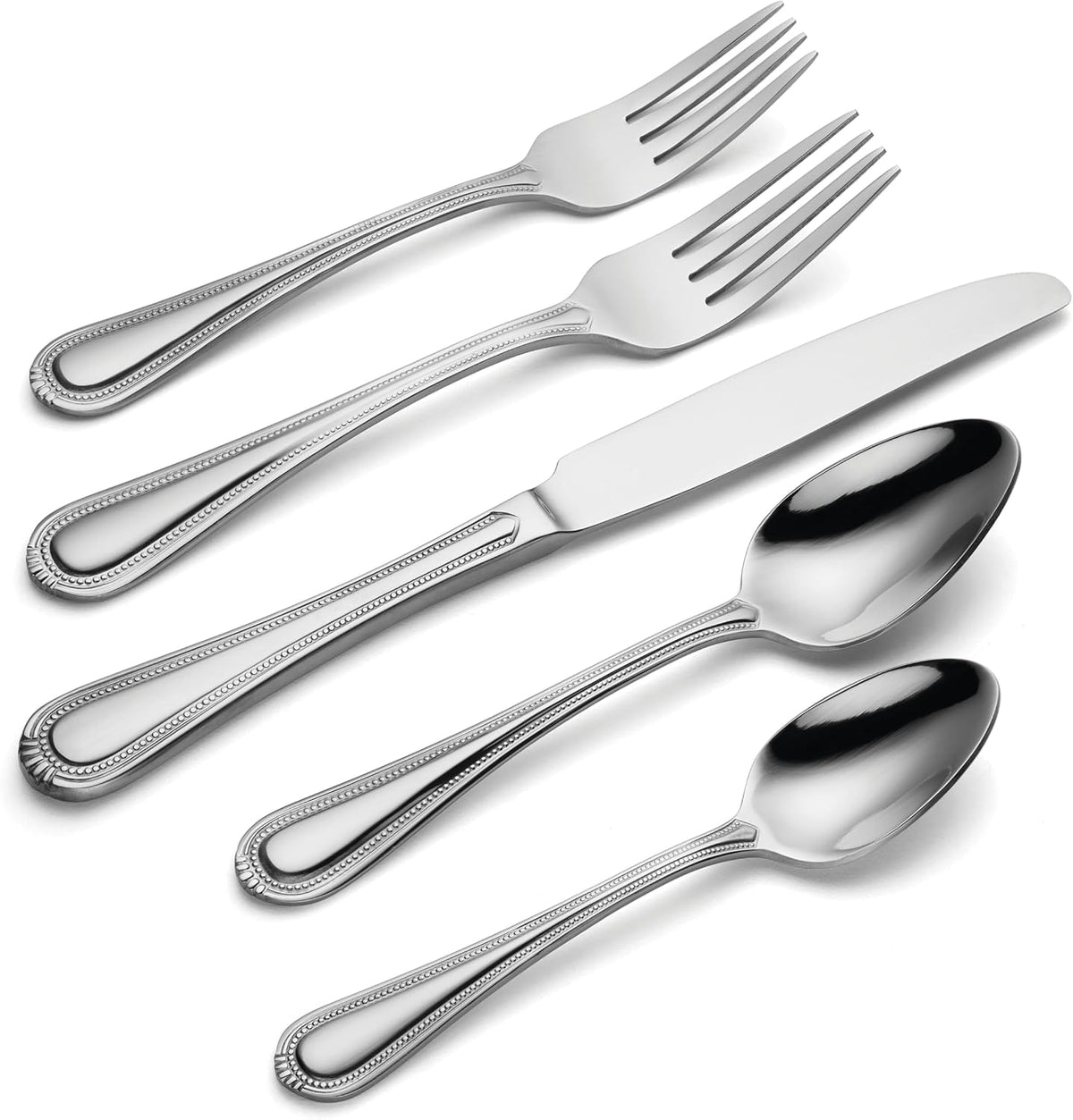 Oneida Countess 45-Piece 18/0 Silverware Set for 8, Flatware