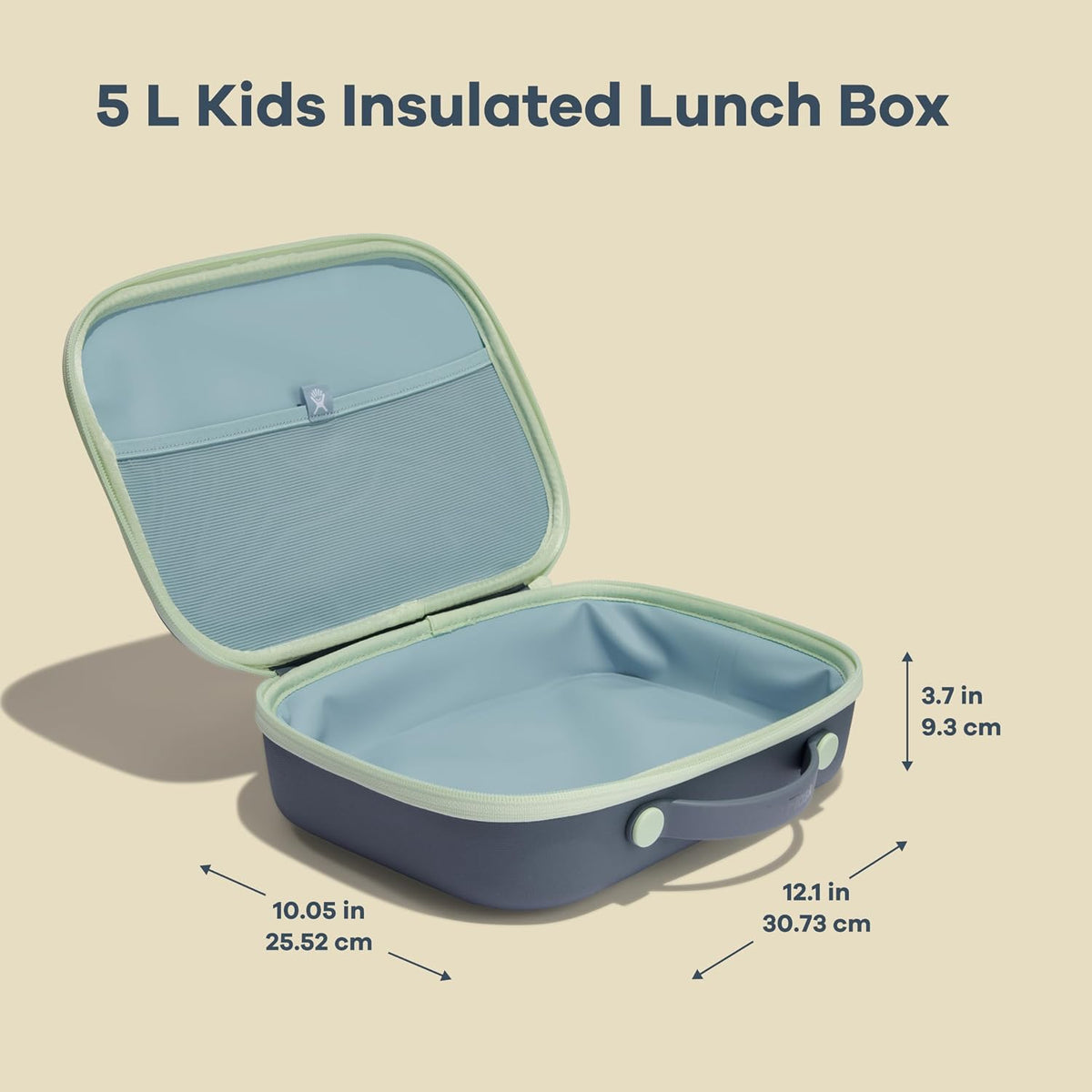 Hydro Flask Lunch Box for Kids - Unisex for Girls or Boys - Insulated Lunch Bag for School in Seaspray Blue