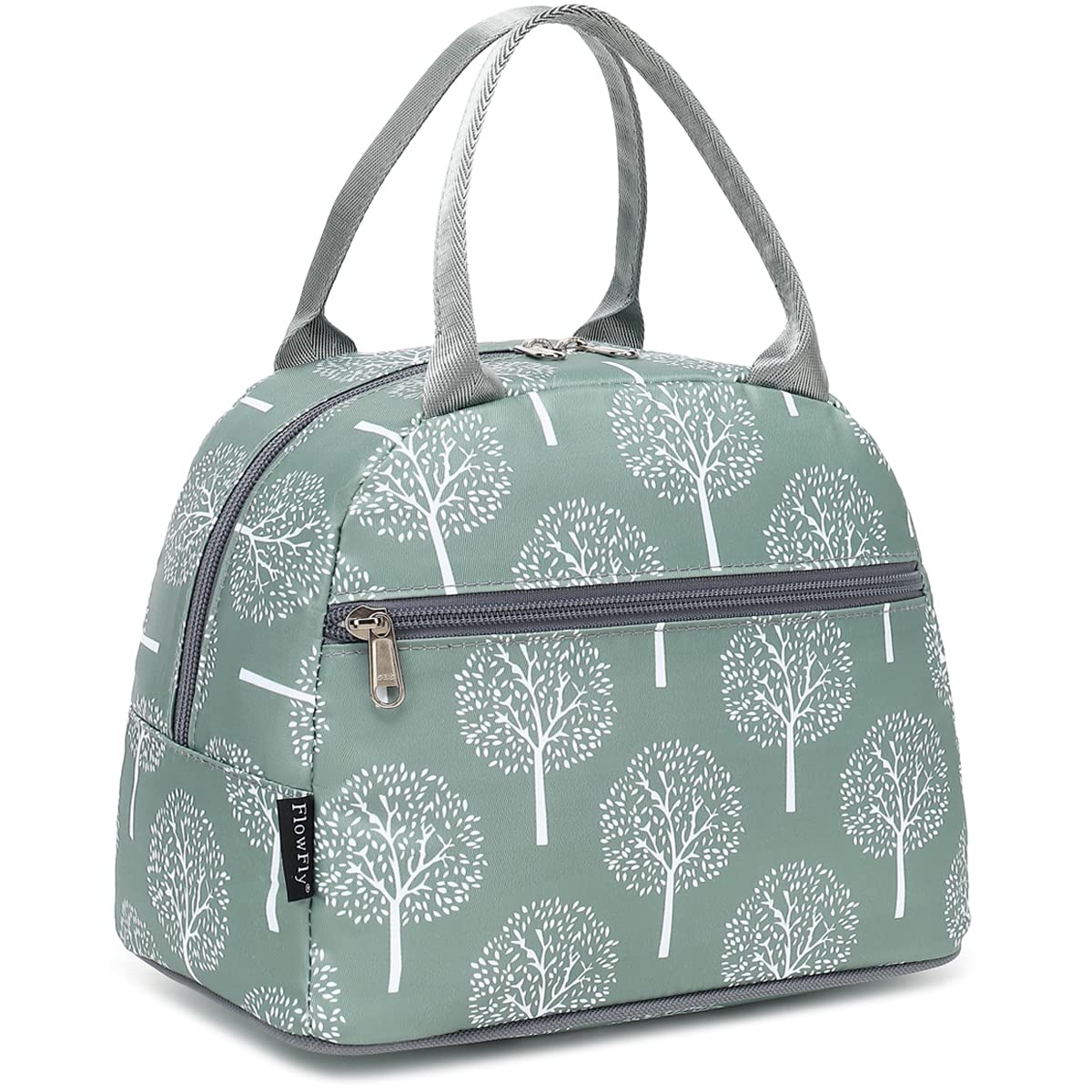 FlowFly Insulated Lunch Cooler Bag - Tote Bag Organizer for Women/Men, Black