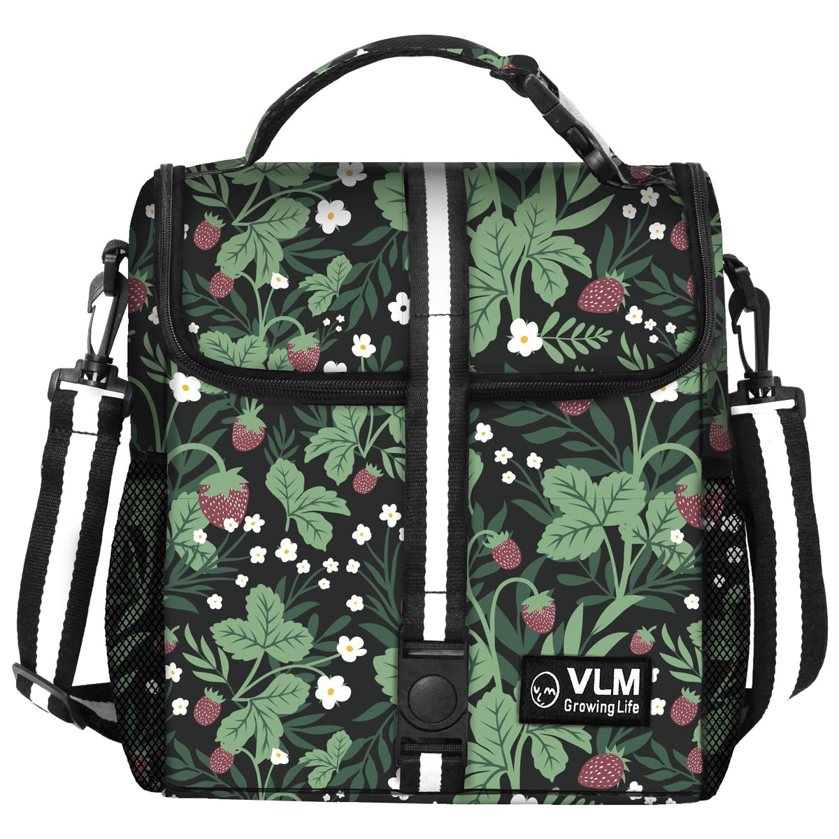 VLM Lunch Box for Women, Insulated Lunch Bag Women, Cute Floral Lunch Tote