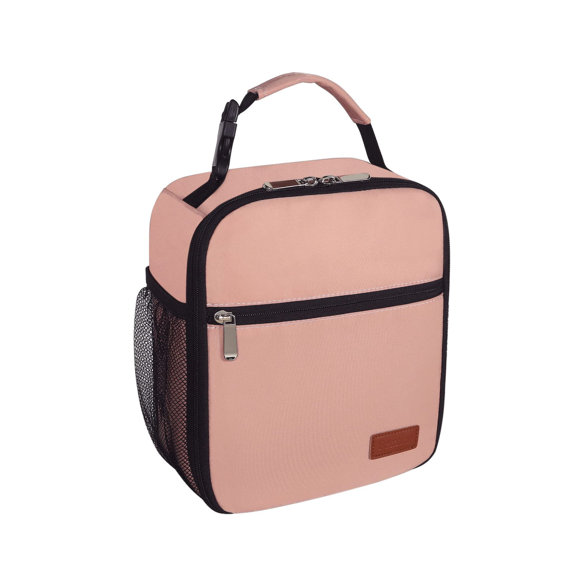 Femuar Lunch bag for Men Women Adults Small for Office Work Picnic - Reusable Portable Lunchbag, Black