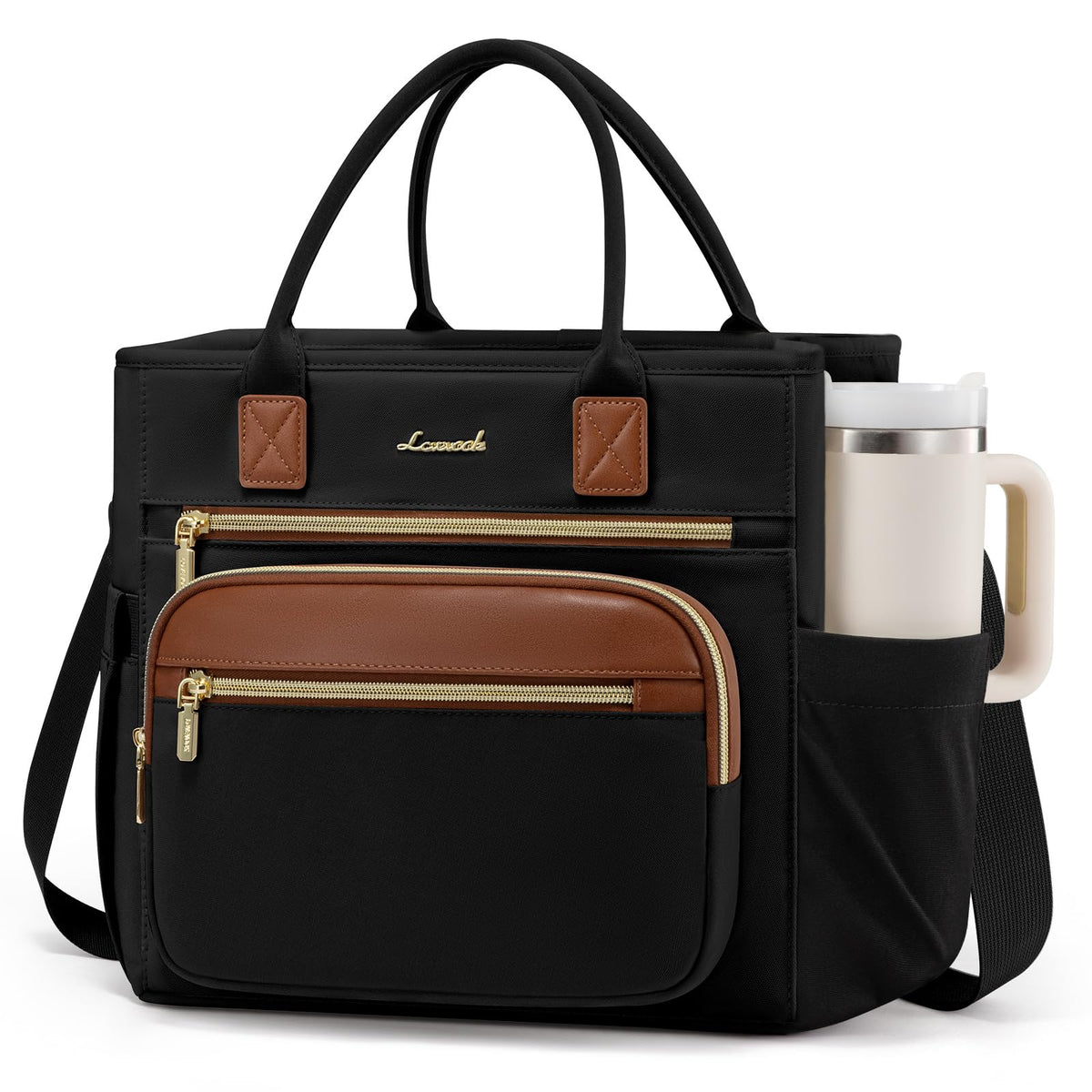 LOVEVOOK Insulated Lunch Box for Women,Large Adult Lunch Cooler Bag Women