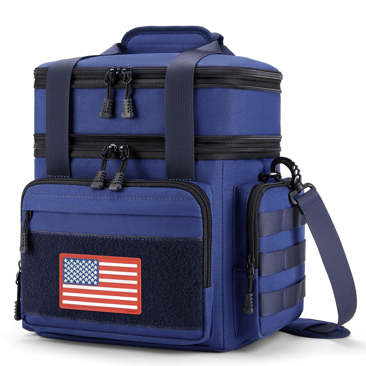 Gafetrey Tactical Lunch Box for Men - Large Lunch Bag Double Deck