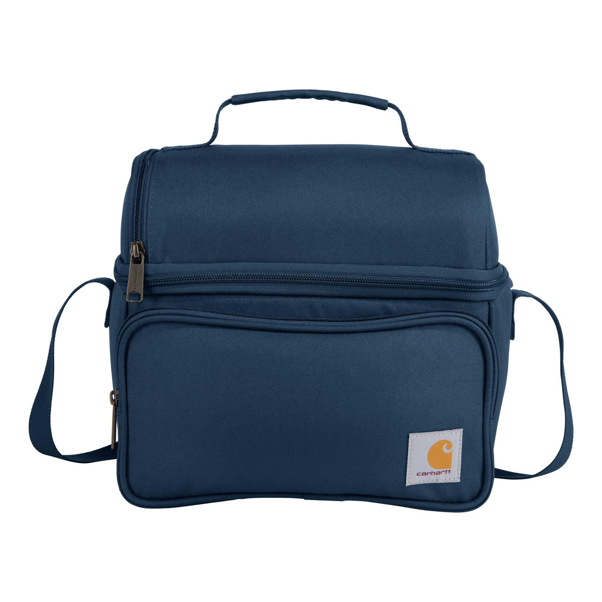 Carhartt Camping Cooler, Worksite Lunch Box, Soft Shell Lunch Bag for Construction Sites, Work and Everyday Use, Brown