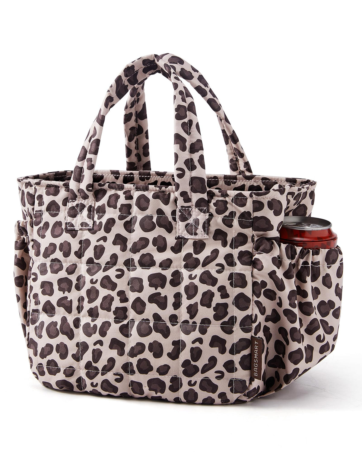 BAGSMART Lunch Bag Women Small Cute Quilted Insulated Leakproof Lightweight