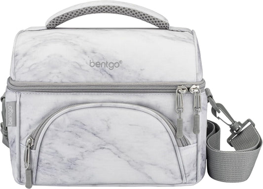 Bentgo Deluxe Insulated Lunch Bag with Adjustable Strap & Outer Pocket
