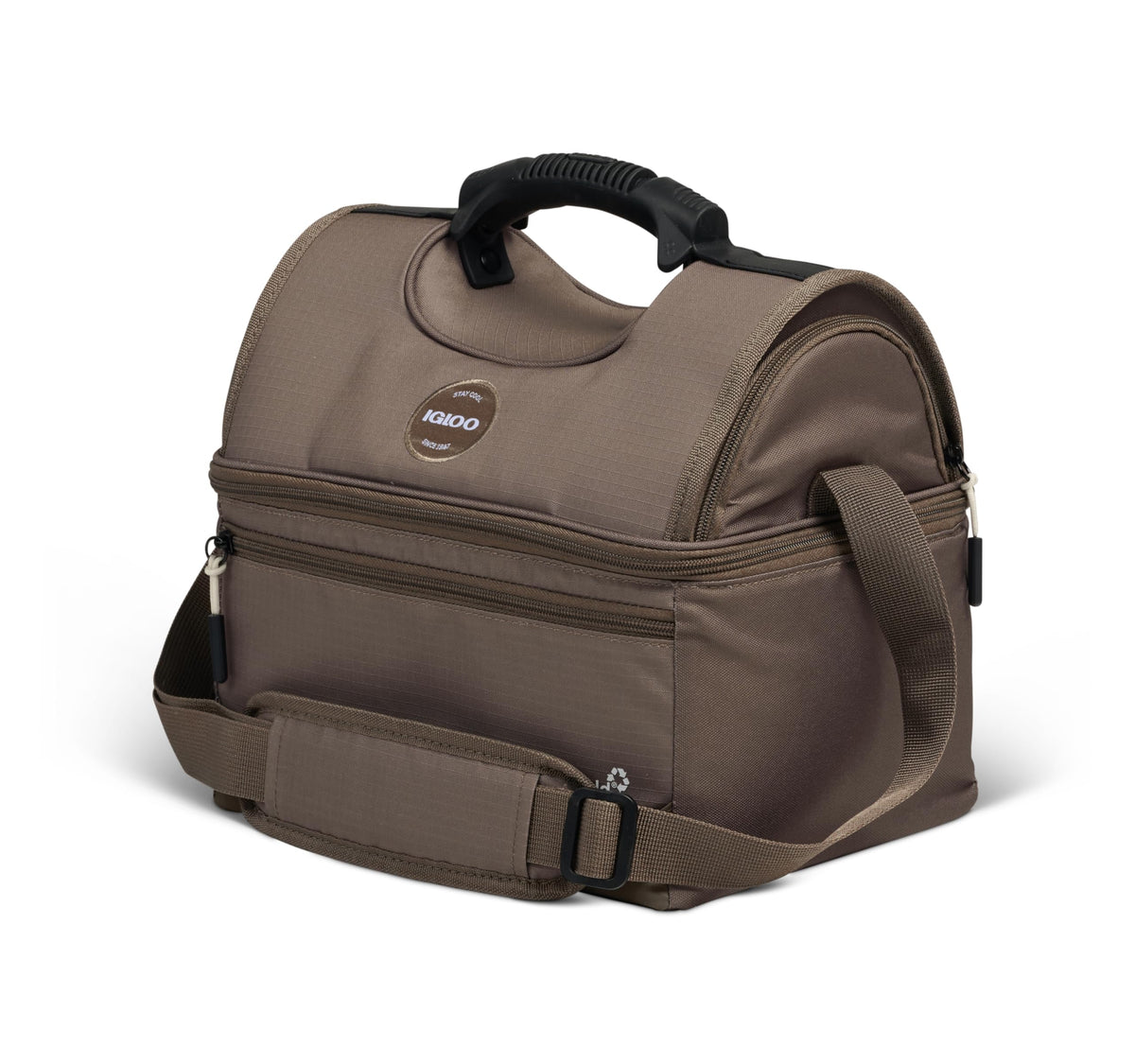Igloo Gripper Soft Sided Cooler Bag | Insulated Dual Compartment Lunch Cooler